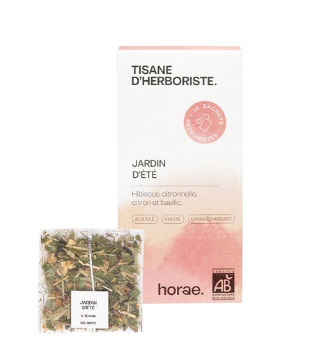 [50615] Tisane d'herboriste Bio - Jardin d'Eté 15 sachets x6 Horae