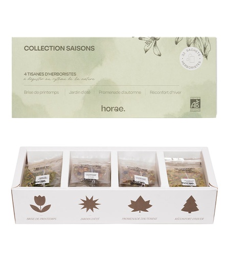 [50578] Coffret 32 sachets d'infusions Bio - 4 Saisons x6 Horae