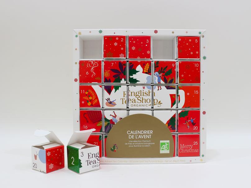 english tea shop calendrier de l'avent puzzle ouvert