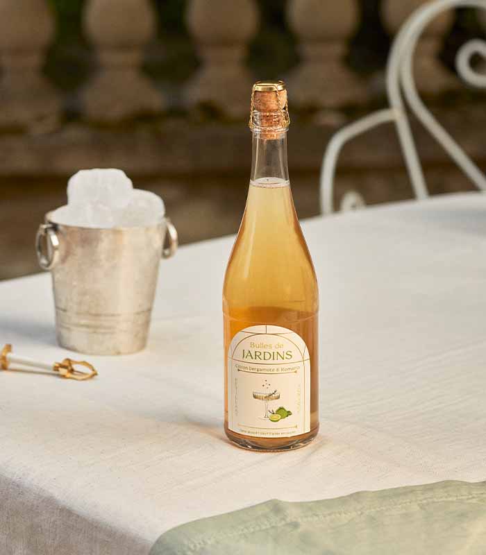 Bulles de Jardins - Pétillant sans alcool - Bergamote & Romarin Bio 75 cl x6 Jardins