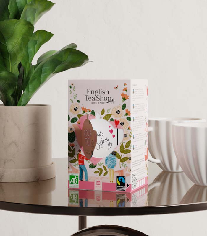 Coffret de Thé Bio - 20 jolis sachets de thé bio personnalisés – TeaHeritage