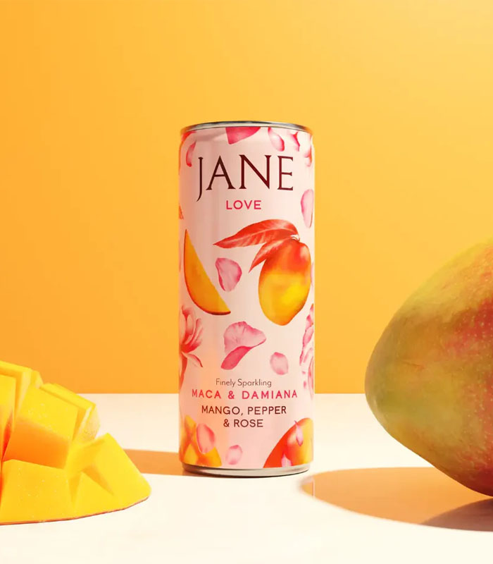 Boissons finement pétillante Mangue, Poivre & Rose - Aphrosidiac 25cl x24 Jane