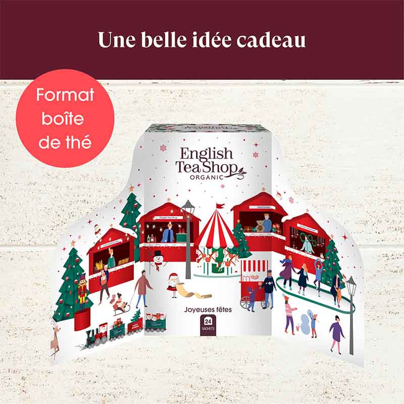 Calendrier de l’Avent Mini Blanc Bio 24 sachets x6 ETS