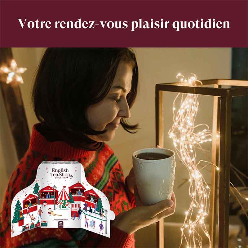 Calendrier de l’Avent Mini Blanc Bio 24 sachets x6 ETS
