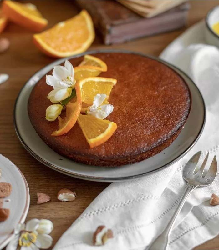 Gâteau moelleux Amandes & oranges Bio 225g x10 Biscuiterie de Provence
