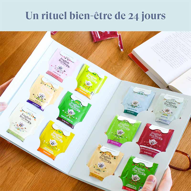 Livre de thés et infusions Bien être 24 sachets bio x12 ETS