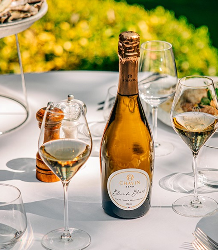Vin Blanc de Blancs désalcoolisé Chavin Zéro 75cl x6