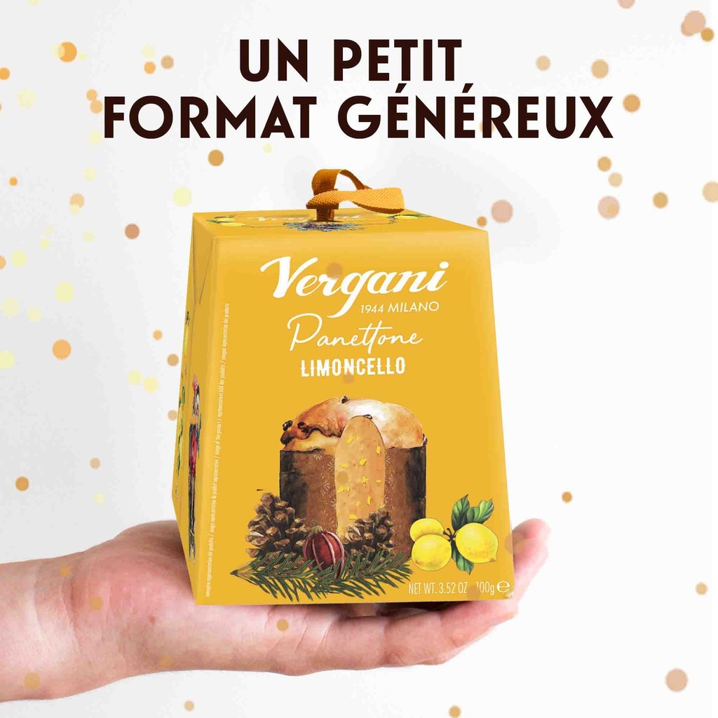 Mini Panettone Limoncello 100g x12 Vergani