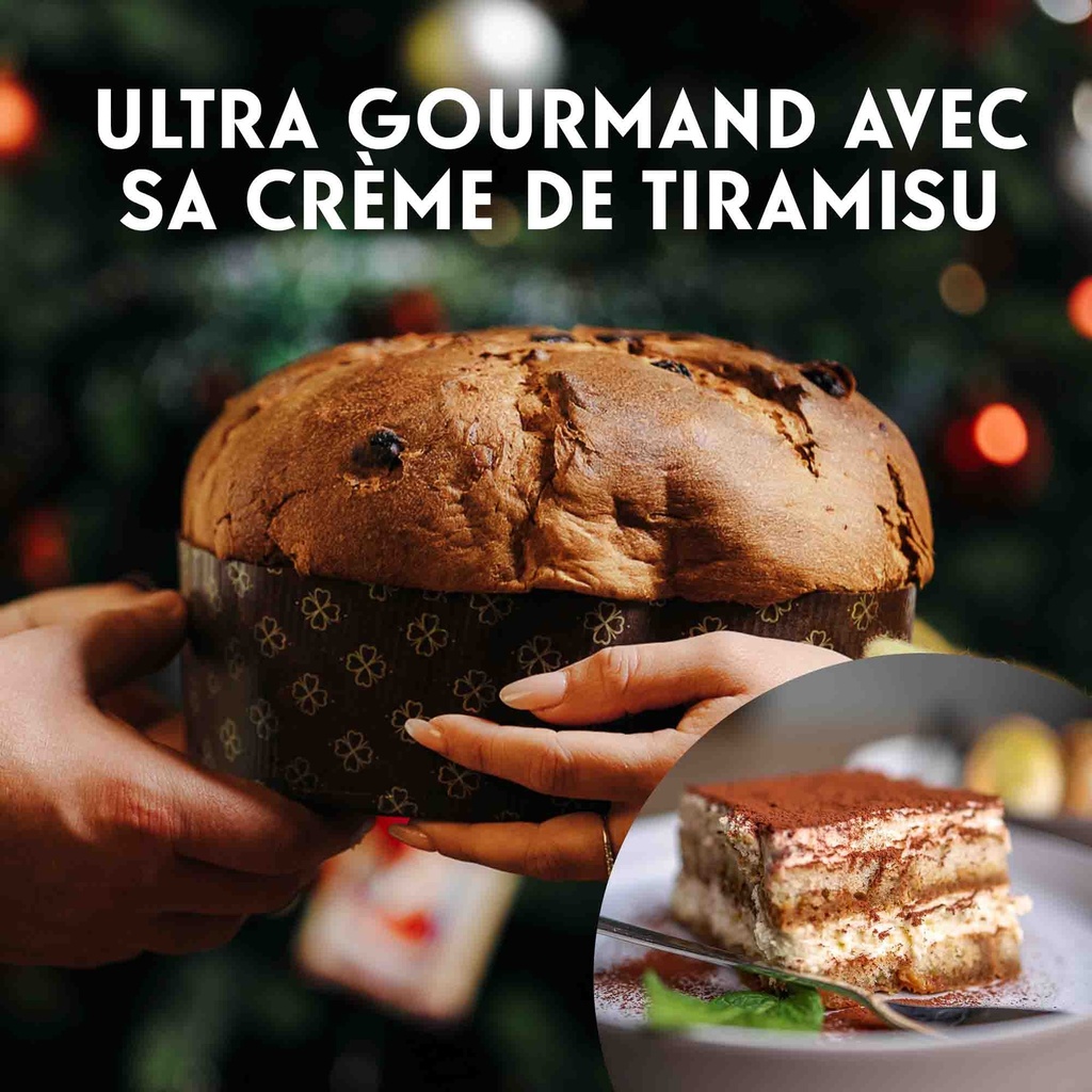 Panettone Tiramisu 750g x6 Vergani