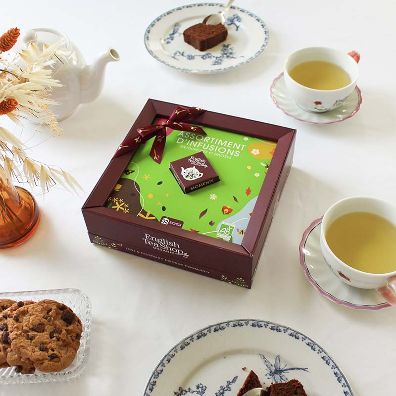 Coffret Assortiment d'infusions Bio 32 sachets x6 ETS