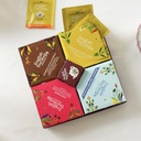 Coffret Assortiment d'infusions Bio 32 sachets x6 ETS