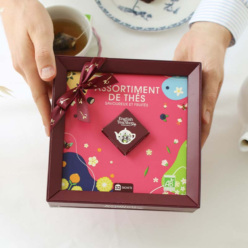 Coffret Assortiment de thés Bio 32 sachets x6 ETS
