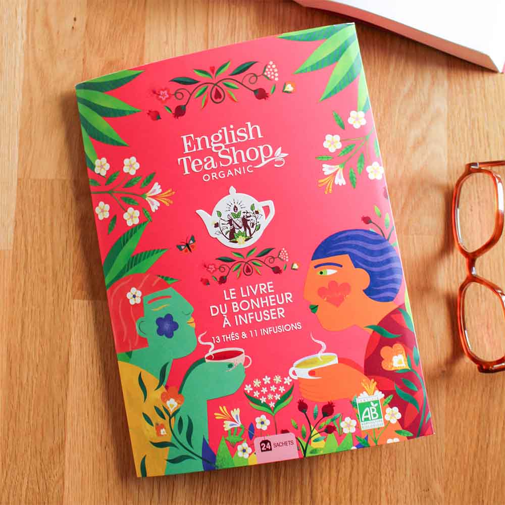 Le livre du bonheur à infuser 24 sachets bio x12 ETS