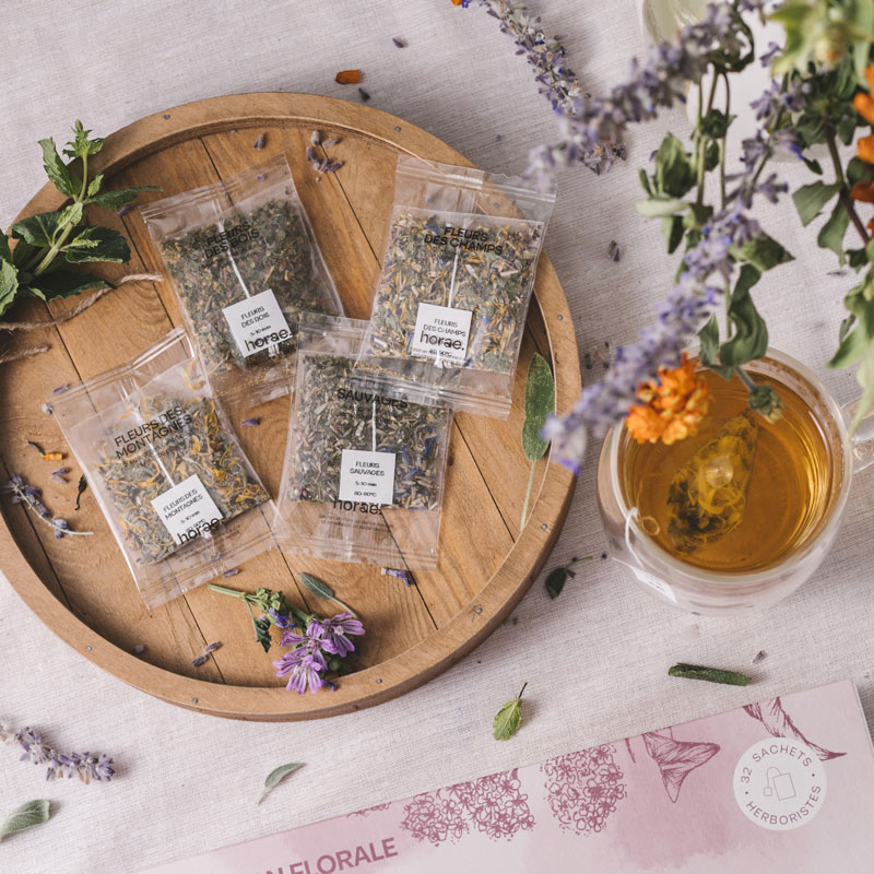 Coffret 32 sachets d'infusions Bio - Compositions Florales x6 Horae
