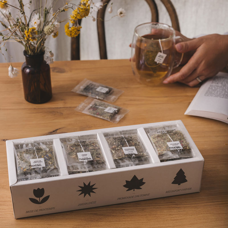 Coffret 32 sachets d'infusions Bio - 4 Saisons x6 Horae