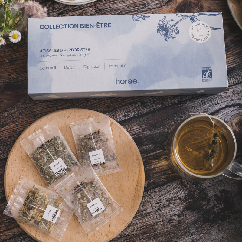 Coffret 32 sachets d'infusions Bio - Bien Être x6 Horae