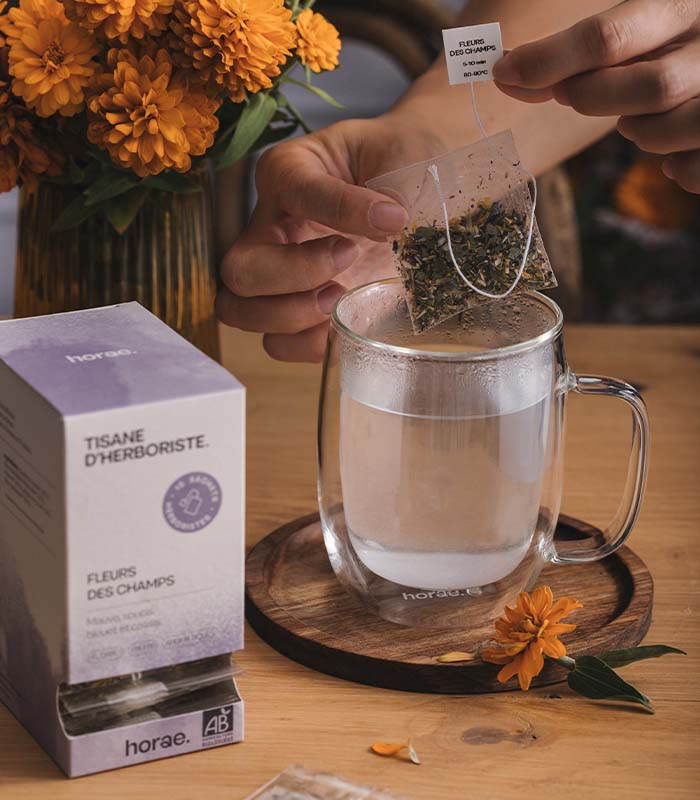 Tisane d'herboriste Bio - Fleurs des champs 15 sachets x6 Horae