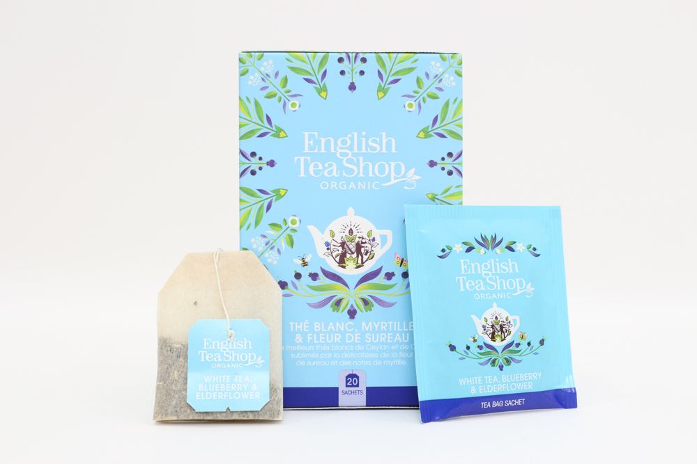 Thé Blanc Myrtille & Fleur de Sureau Bio 20 sachets x6