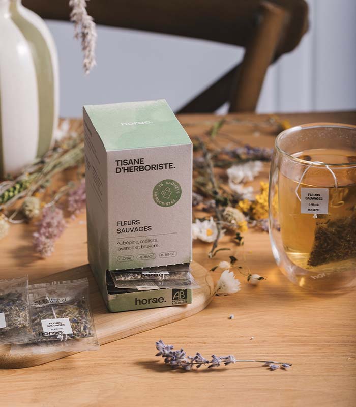 Tisane d'herboriste Bio - Fleurs sauvages 15 sachets x6 Horae