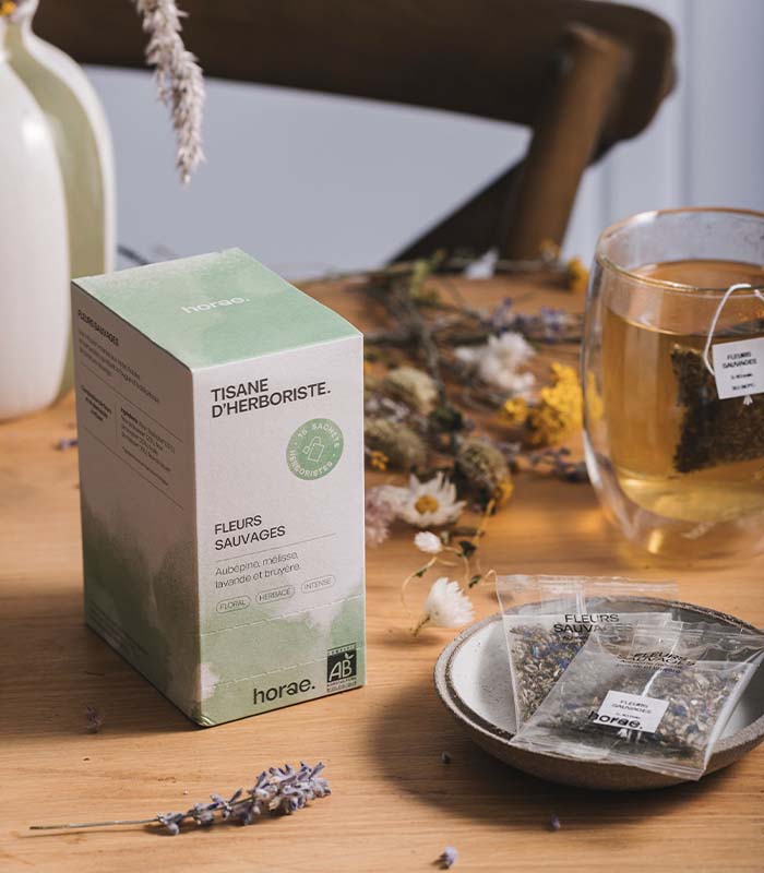 Tisane d'herboriste Bio - Fleurs sauvages 15 sachets x6 Horae