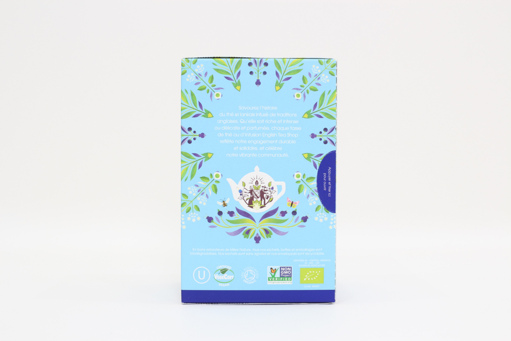 Thé Blanc Myrtille & Fleur de Sureau Bio 20 sachets x6