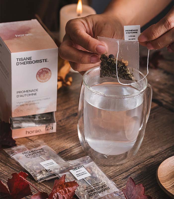 Tisane d'herboriste Bio - Promenade d'Automne 15 sachets x6 Horae