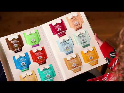Calendrier de l'Avent Livre de Noël Bio 24 sachets x12 ETS