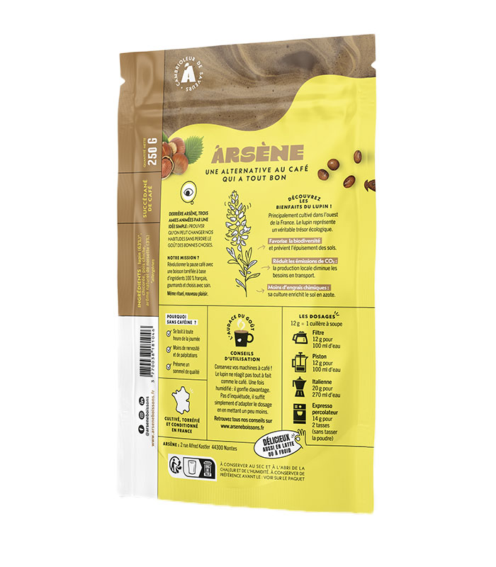 Alternative Café Noisette 250g x6 ARSENE