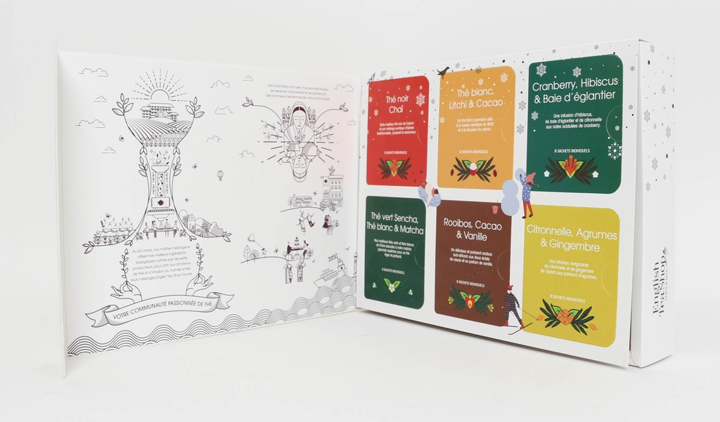 Coffret Délices d'Hiver Bio 48 sachets x6