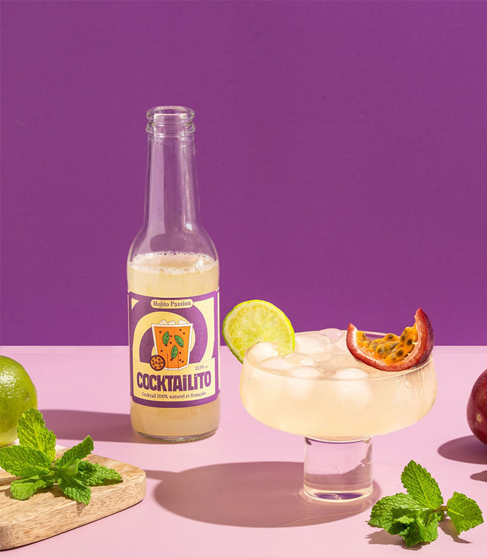 Pack 4 Mojito Passion 200ml (12,5% Alc.) - x6 Cocktailito