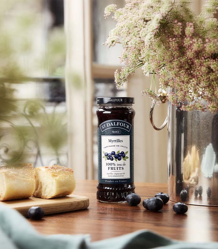 Tartinade de fruits Myrtille 284g x6 St Dalfour