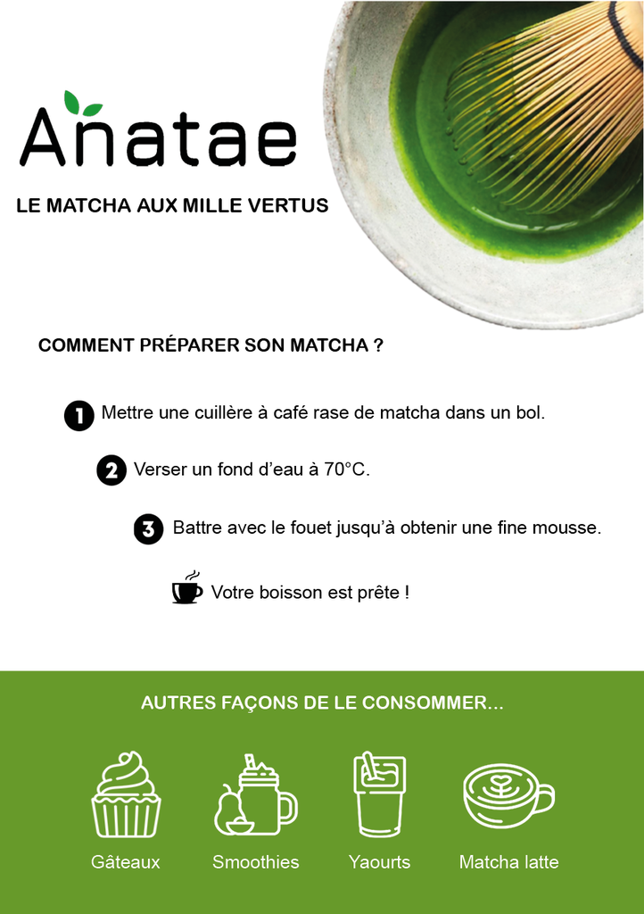 Thé Matcha Premium 30g Anatae