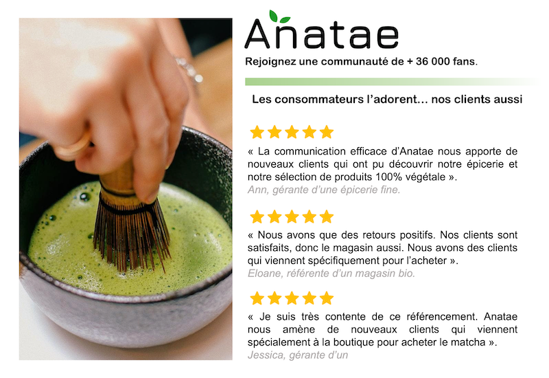 Thé Matcha Premium Bio 30g Anatae