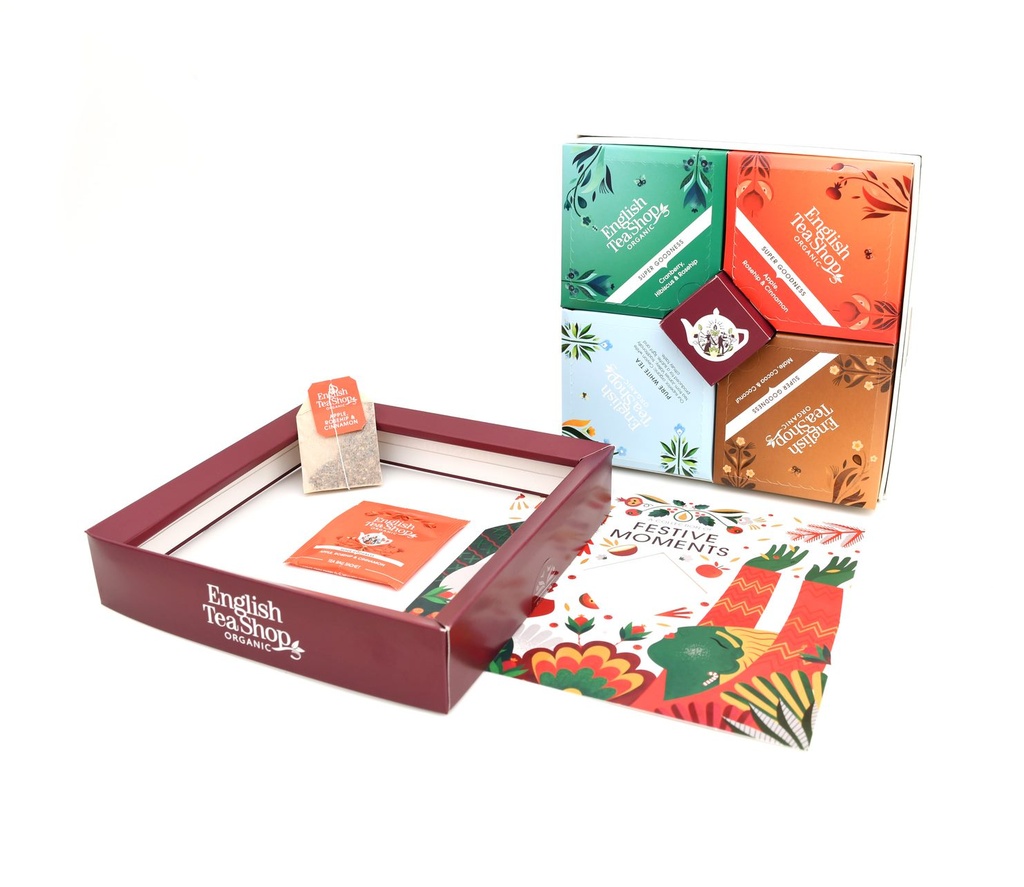 Coffret Moments de Fête Bio 32 sachets x6 ETS