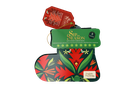 Chaussette de Noël verte - 8 sachets - 4 mélanges bio x8 STS