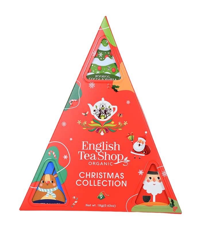 Coffret pyramide de Noël - 9 sachets pyramides - 3 mélanges bio x6 ETS