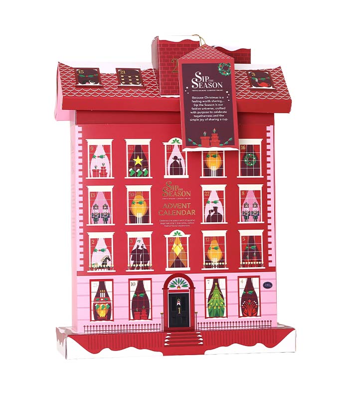 Calendrier de l'avent - Manoir Anglais - 24 sachets pyramides - 12 mélanges bio x4 STS