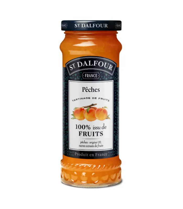 Tartinade de fruits Pêche 284g x6 St Dalfour