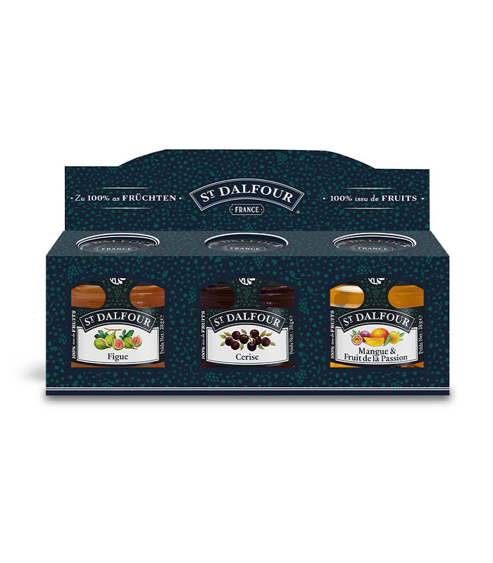 Coffret 3x28g - Cerise, Figue, Mangue/Passion - x16 St Dalfour
