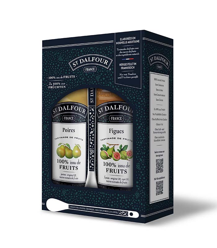 [27601] Coffret 2x284g - Poire, Figue - x12 St Dalfour