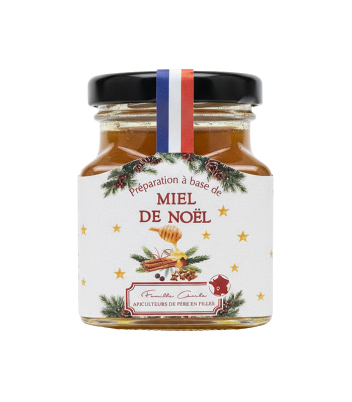 [12068] Miel de Noël 125g - Édition limitée - x12 Abeilles de Malescot