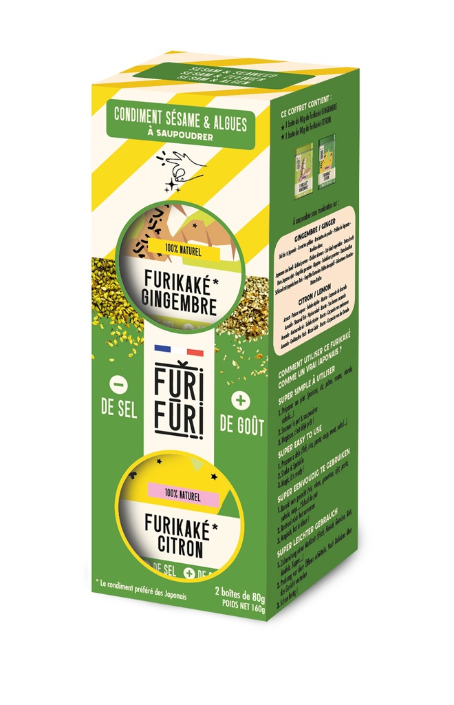 Coffret duo Citron & Gingembre 2x80g x6 FURIFURI