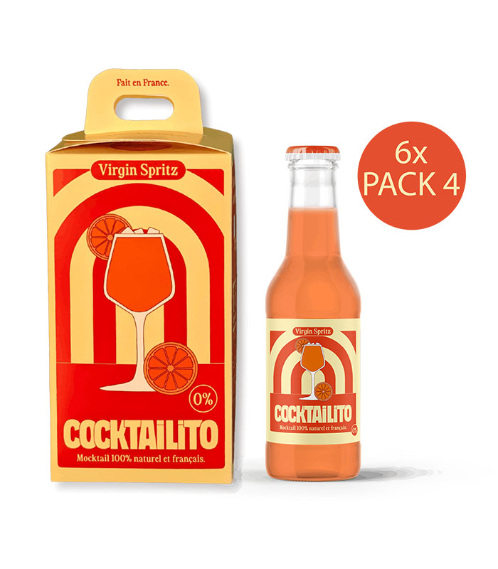 Pack 4 Virgin Spritz 200ml (0% Alc.) - x6 Cocktailito