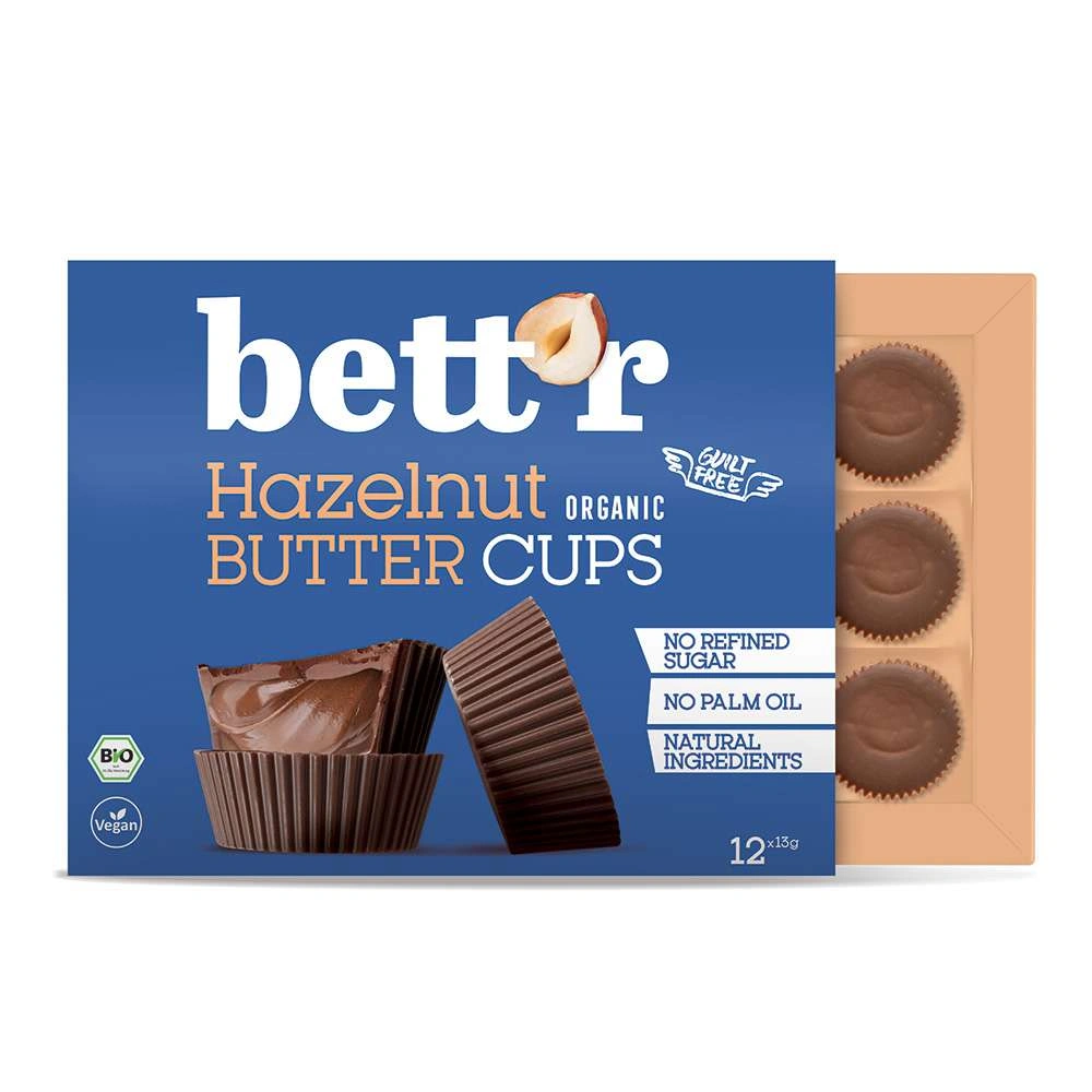 [81984] Boîte de palets bio au beurre de noisette 156g - x6 Bett'r