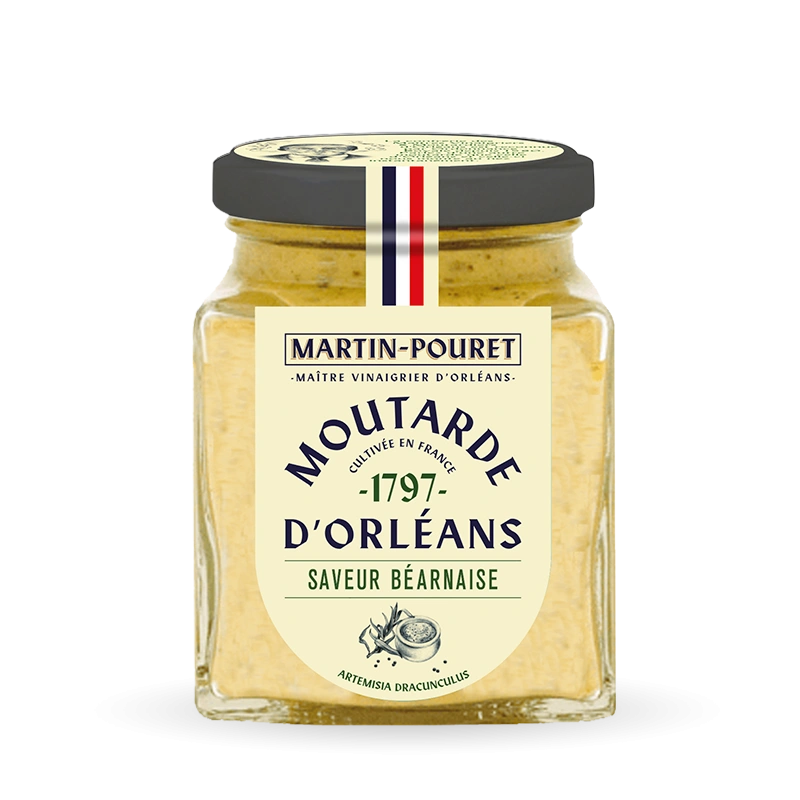 [20809] Moutarde d'Orléans Saveur Béarnaise 200g - x6 Martin Pouret
