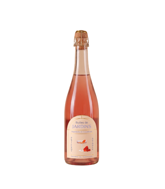 Bulles Framboise & Coquelicot 75cl - x6 Jardins