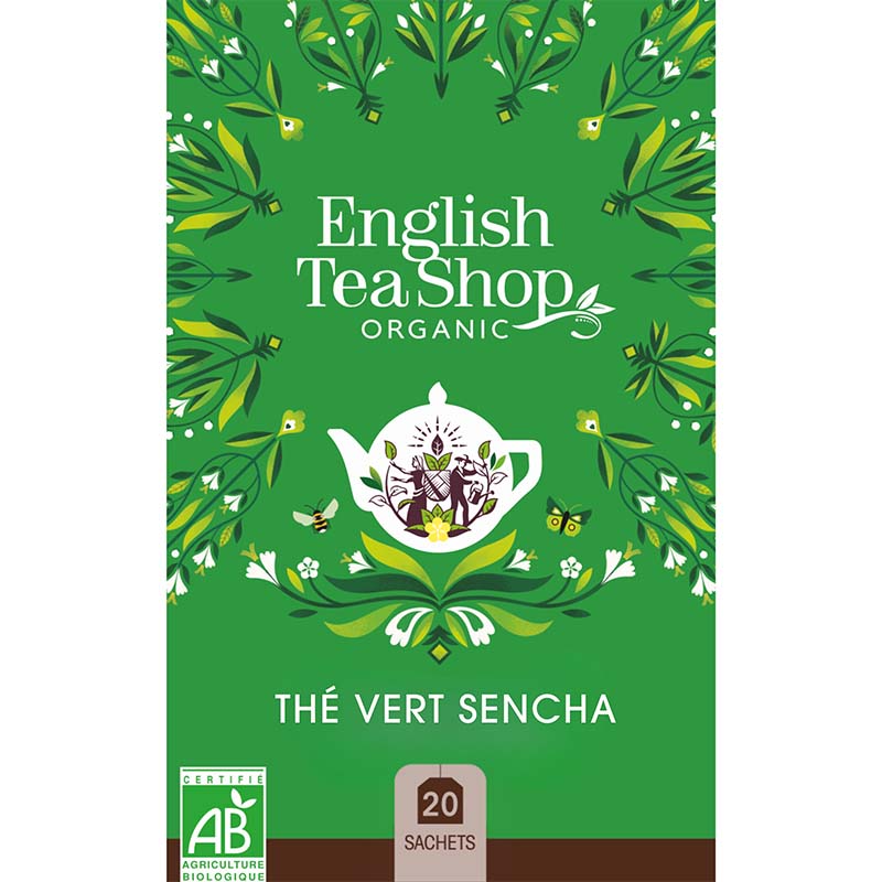 [29182] Thé Vert Sencha Bio 20 sachets x6 ETS