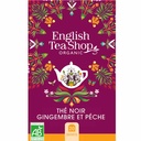 Thé Noir Gingembre & Pêche Bio 20 sachets x6 ETS