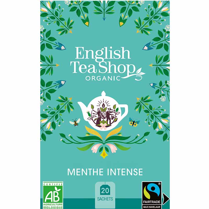 Infusion Menthe Intense Bio 20 sachets x6 ETS