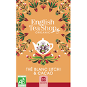 Thé Blanc Litchi & Cacao Bio 20 sachets x6 ETS